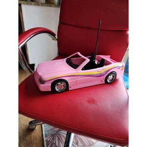 Vintage 1993 Meritus Remote Control Barbie Pink Convertible 18” Untested